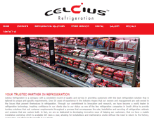 Tablet Screenshot of celciusrefrigeration.co.za